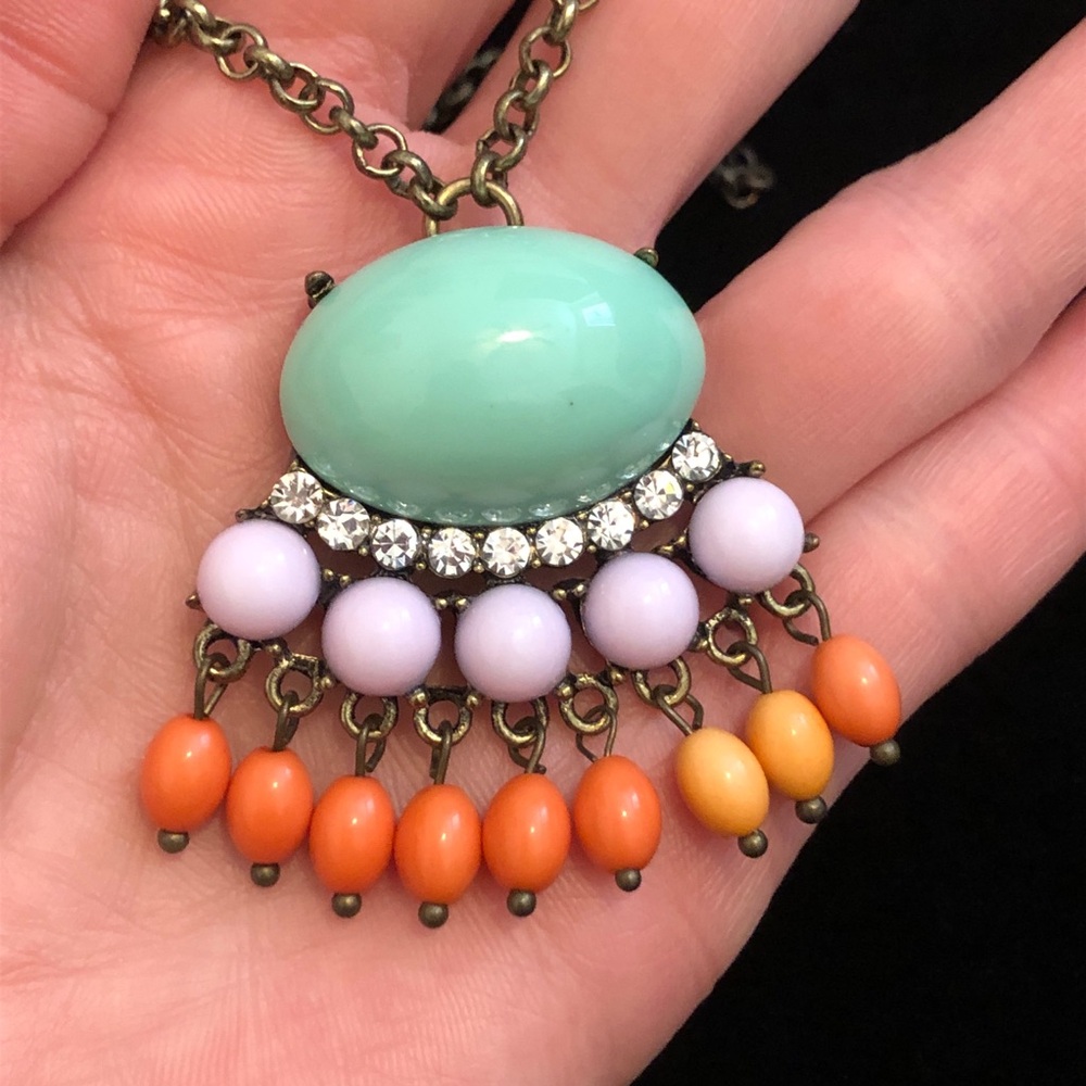 Elegant Multicolor Pendant Necklace